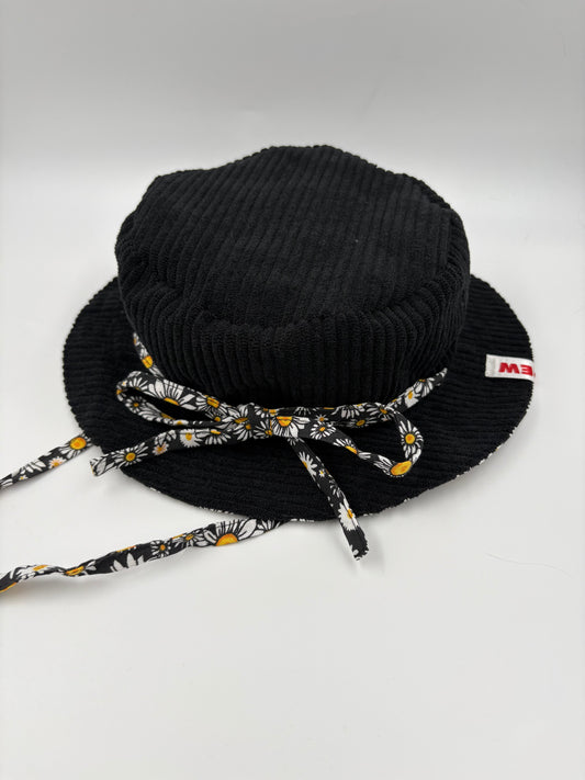 BOB RÉVERSIBLE ficelles « MOTIFS » + POCHON ASSORTI - Enfant