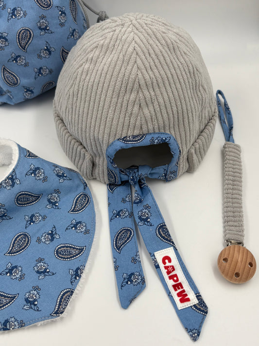 Kit du/de la petit(e) baroudeur(se) « Motifs » - Docker foulard - Bébé/Nourrisson