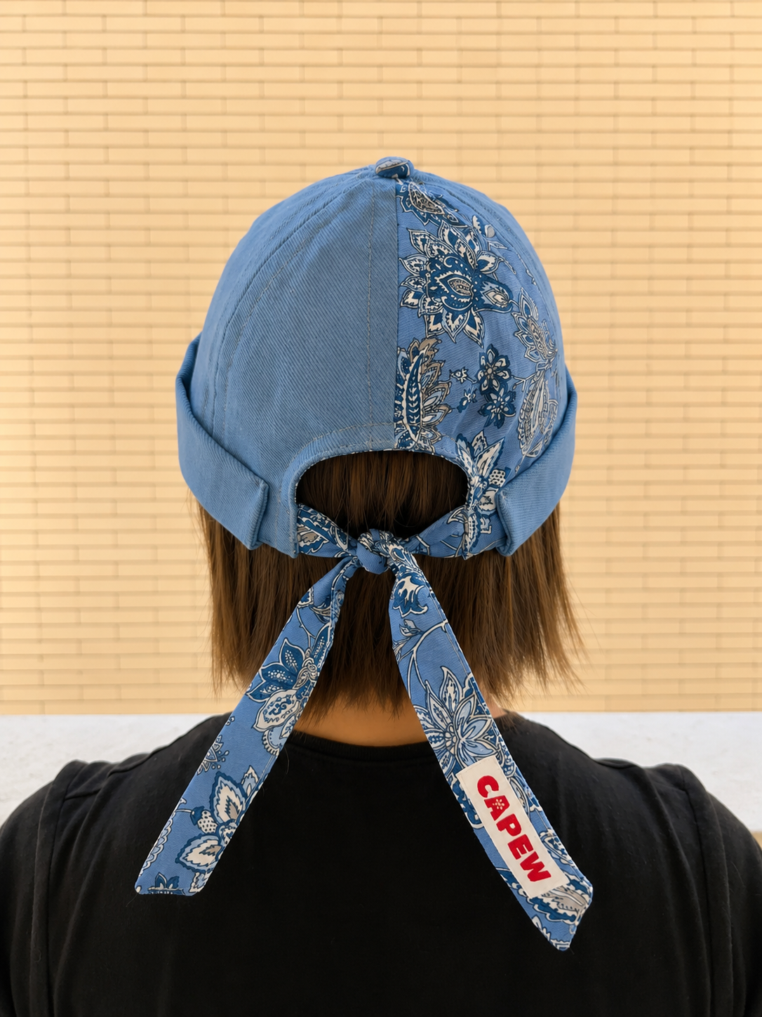 Docker « Fleurs provençales bleues » - Adulte