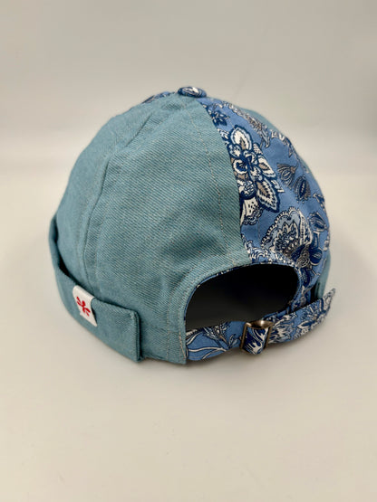 Docker « Fleurs provençales bleues » - Adulte
