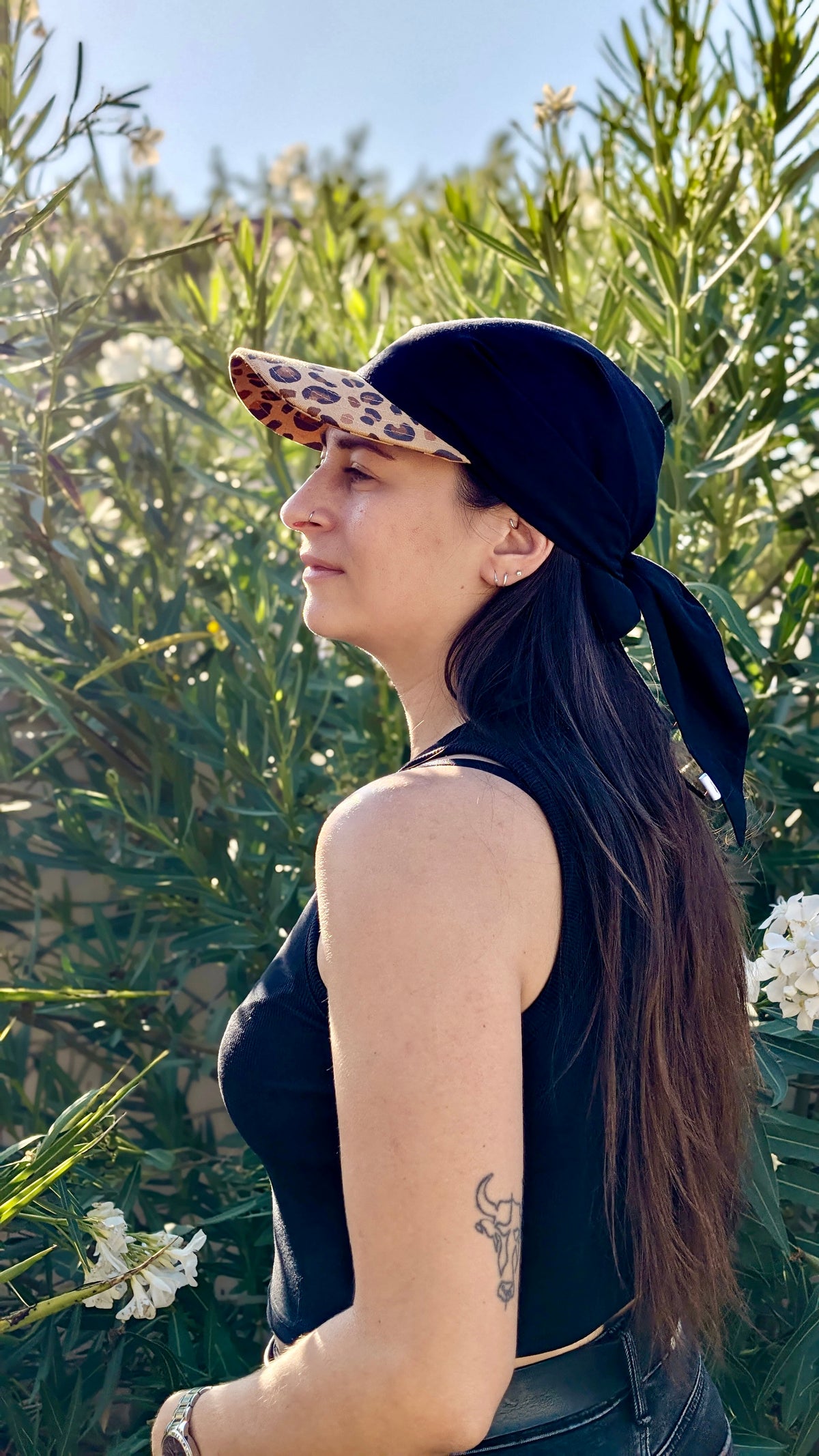 Casquette foulard - Léopard