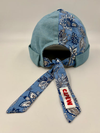 Docker « Fleurs provençales bleues » - Adulte