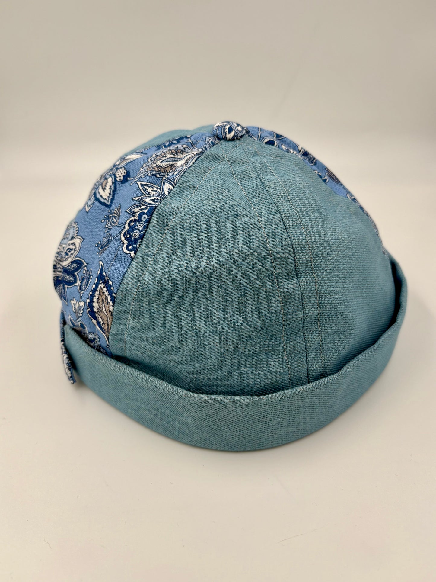 Docker « Fleurs provençales bleues » - Adulte