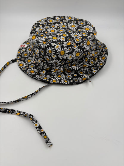 BOB RÉVERSIBLE ficelles « MOTIFS » + POCHON ASSORTI - Enfant